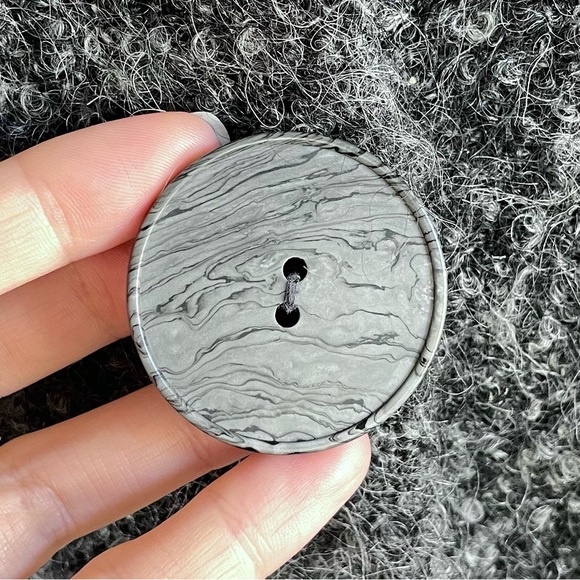 Georges Rech Vintage Grey Wool Boucle Blazer Jacket - Picture 2 of 5